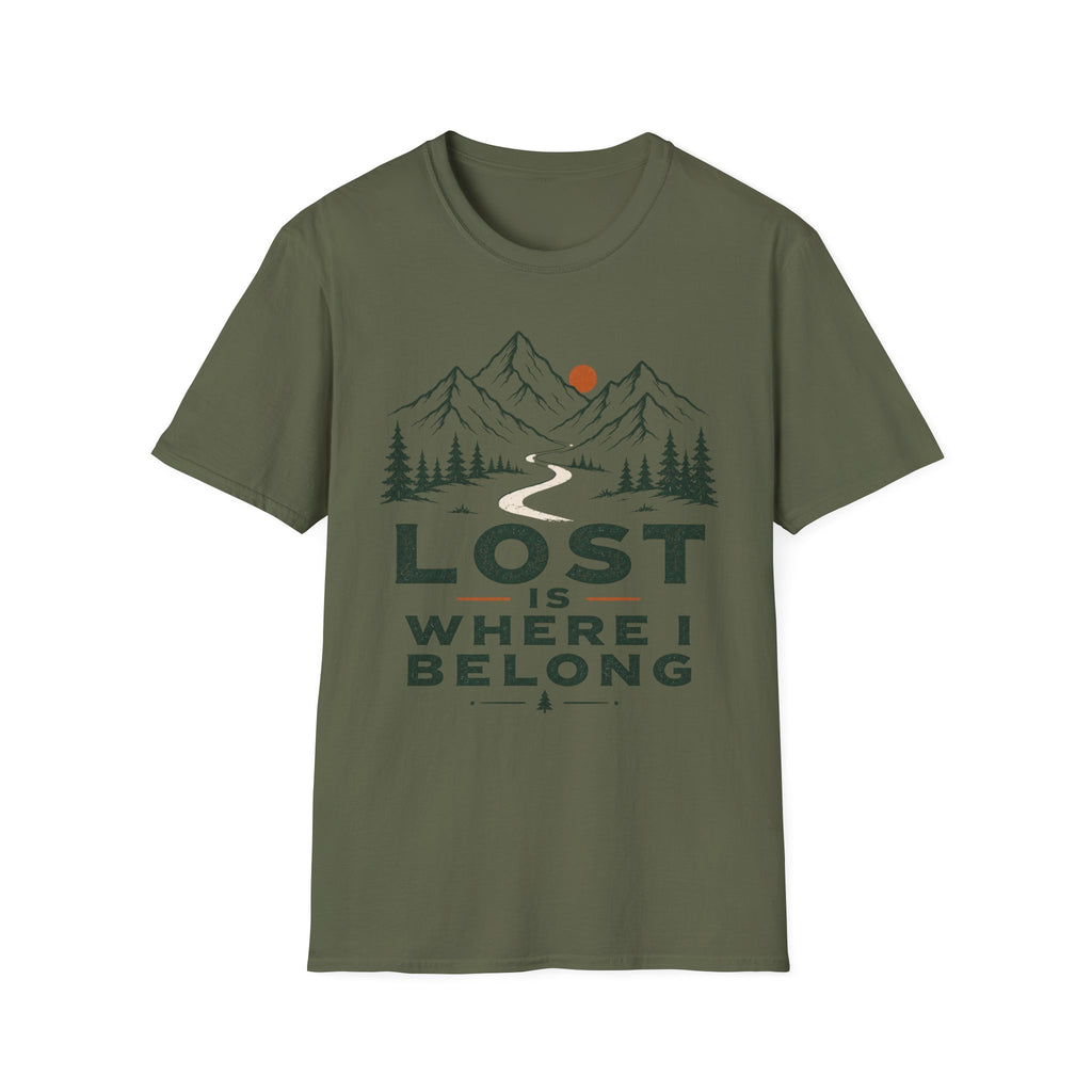 Lost Is Where I Belong Mountain Tee