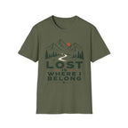 Lost Is Where I Belong Mountain Tee