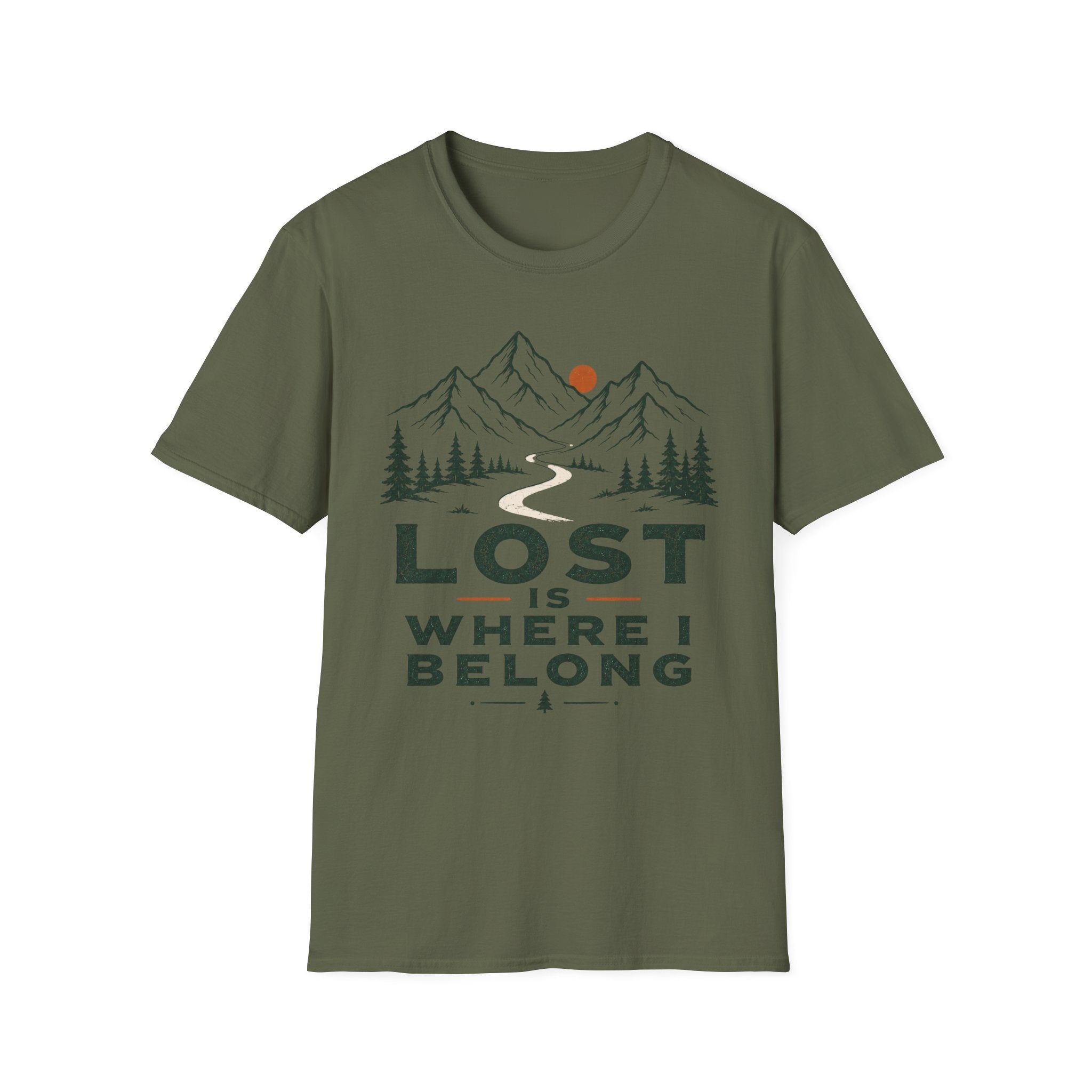 Lost Is Where I Belong Mountain Tee