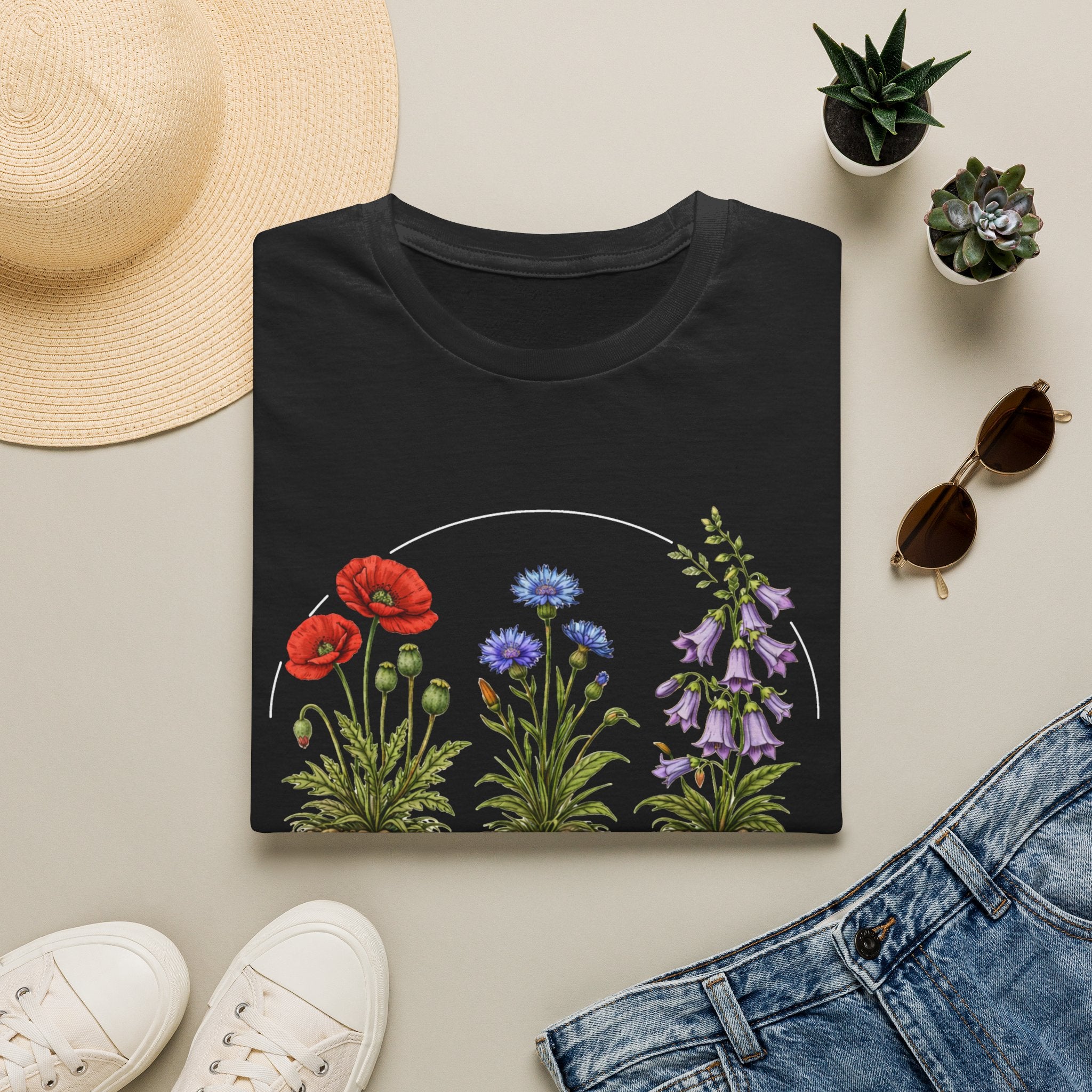 Vintage Botanical Wildflowers Tee