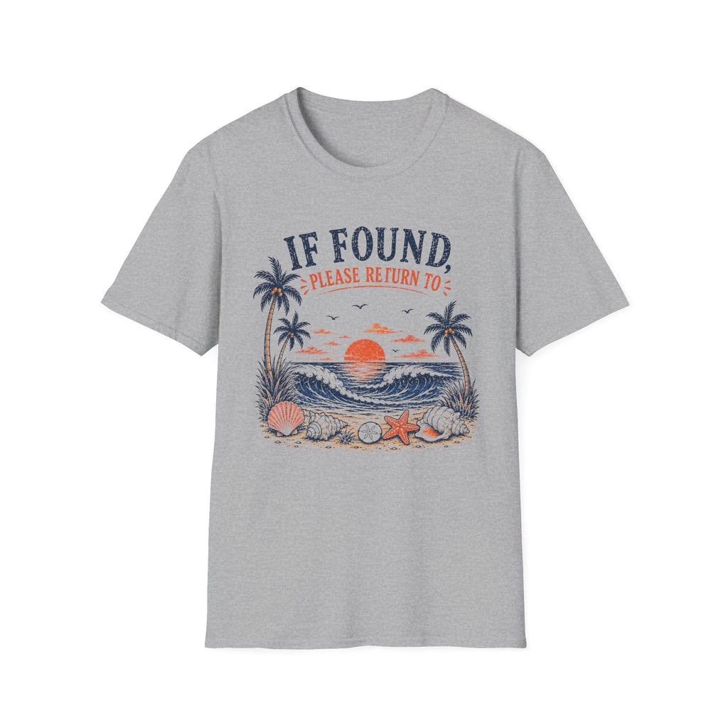 If Found Please Return To Beach Tee