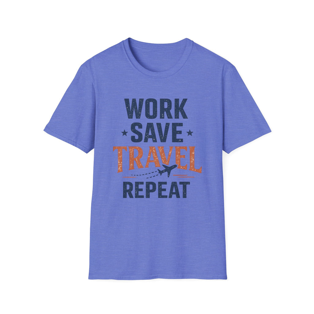Work Save Travel Repeat Tee