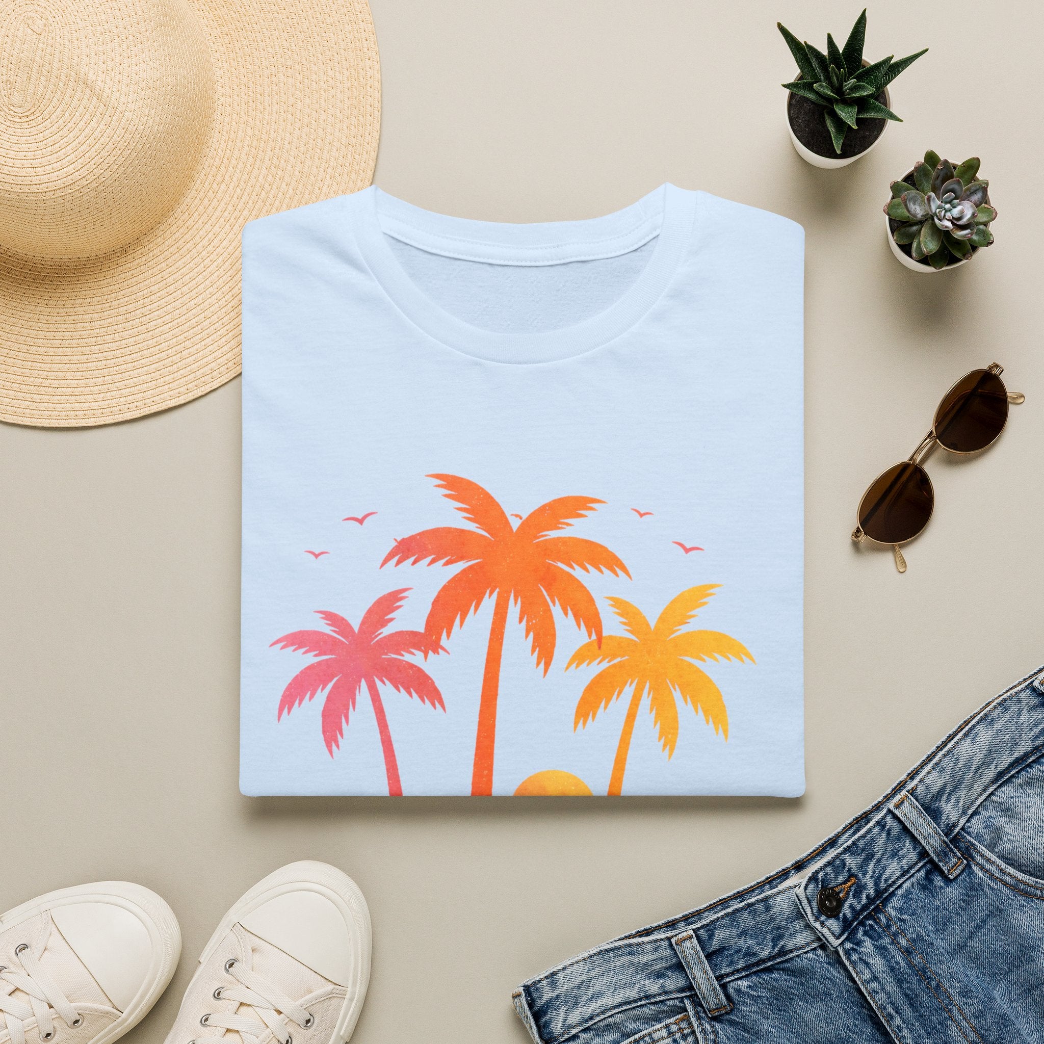 Golden Hour Palms Tee