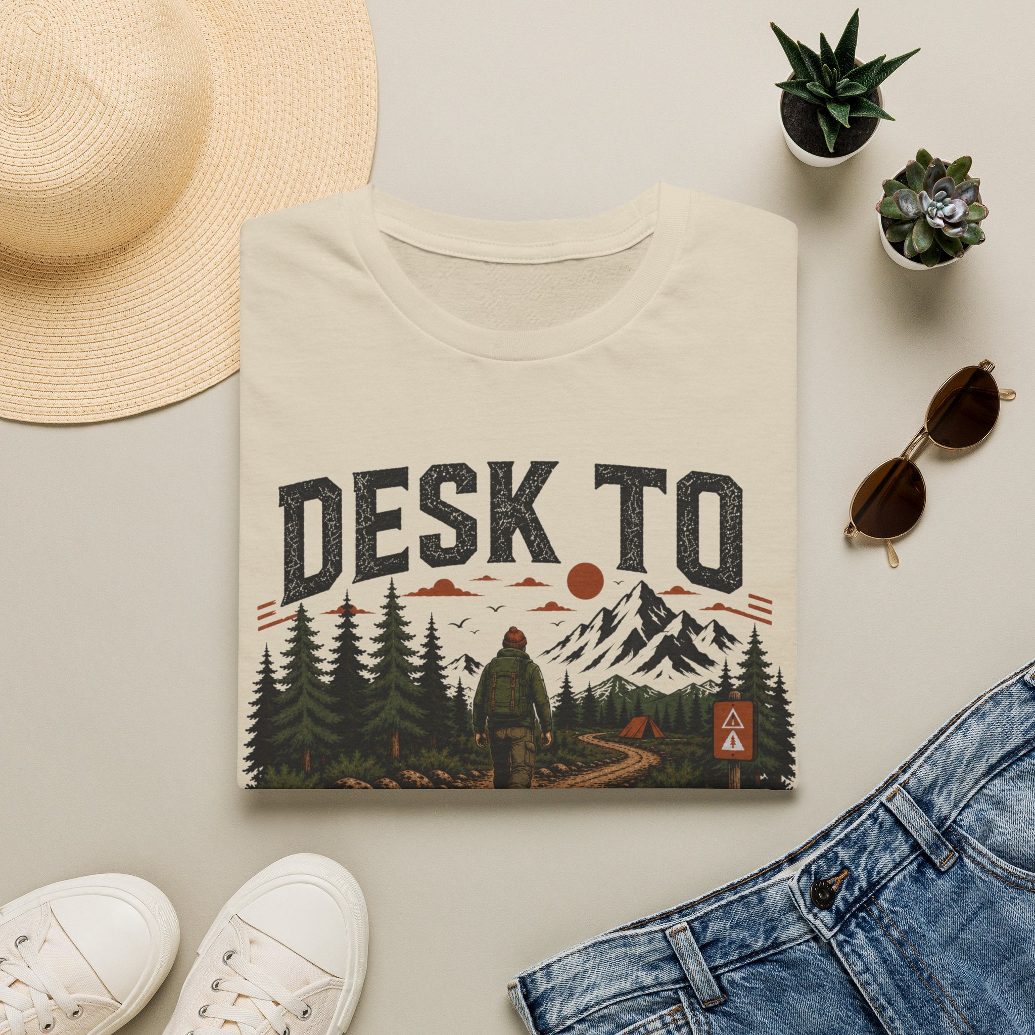 Desk To Dirt Hiking Tee