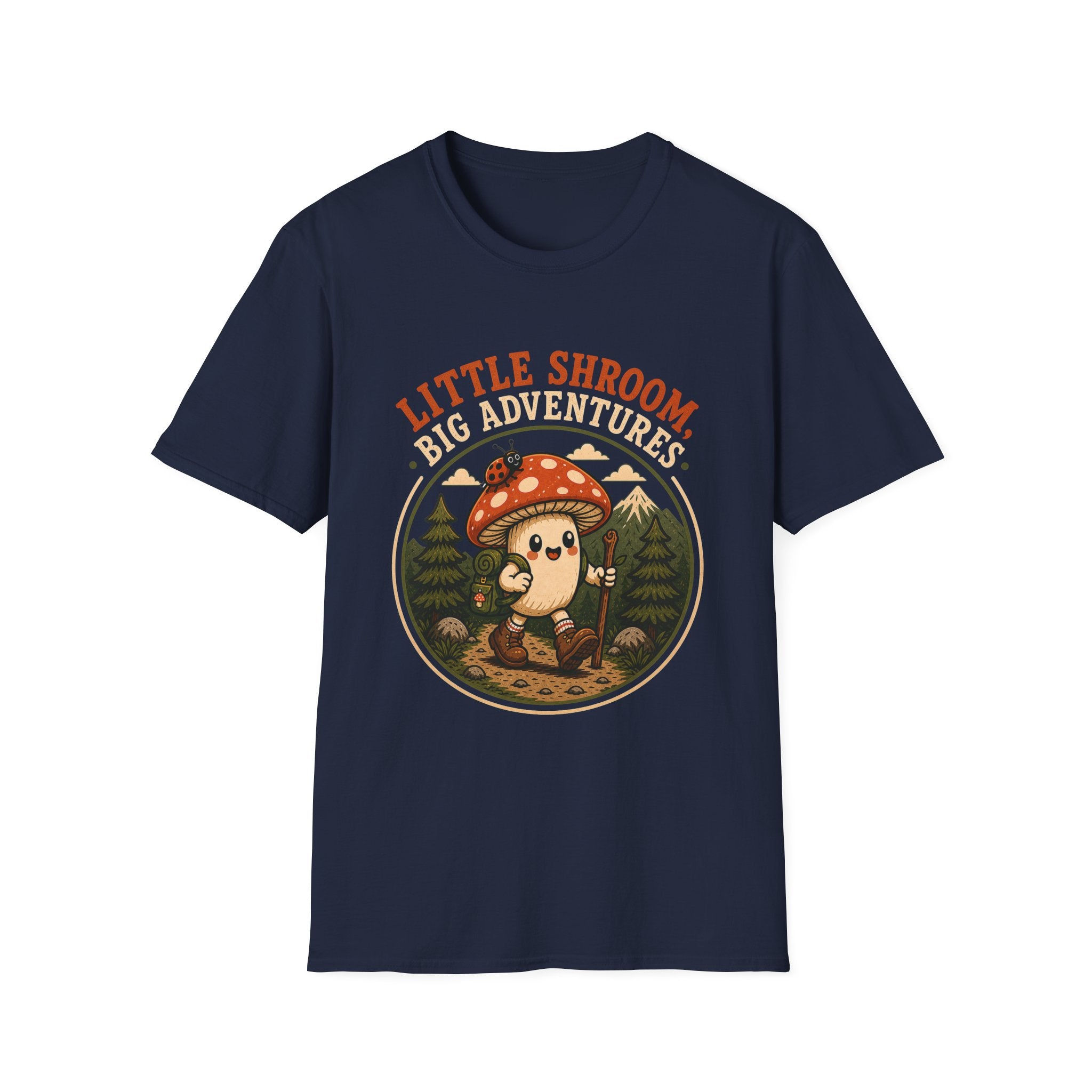 Little Shroom, Big Adventures Mushroom Tee
