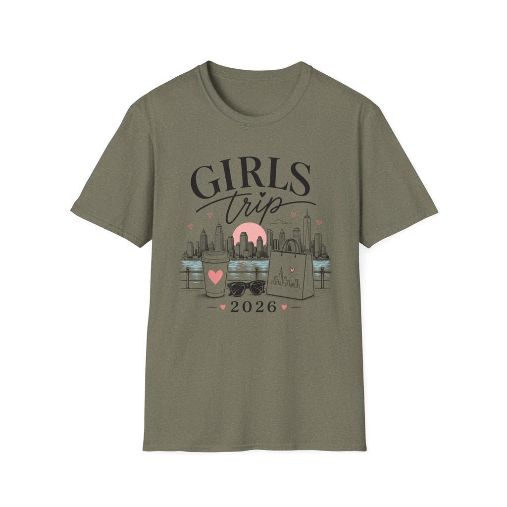 Girls Trip 2026 Shopping & Coffee Tee