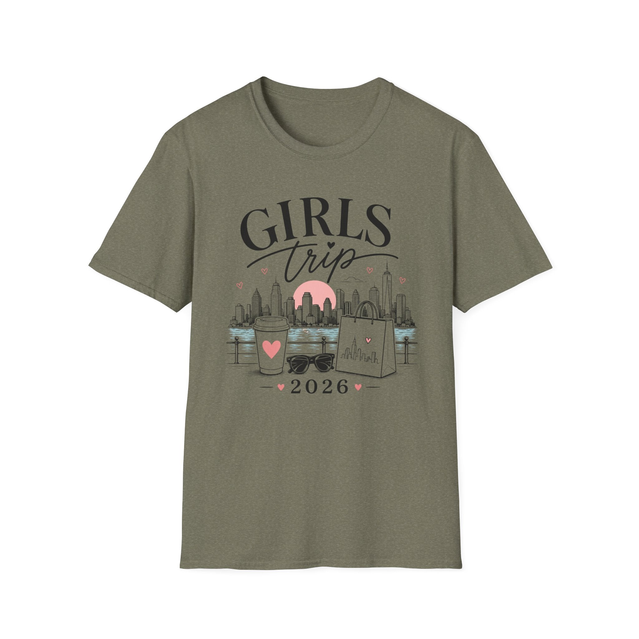Girls Trip 2026 Shopping & Coffee Tee