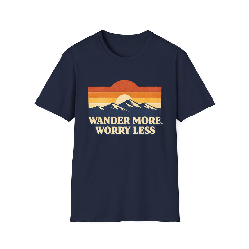 Retro Wander More, Worry Less Tee