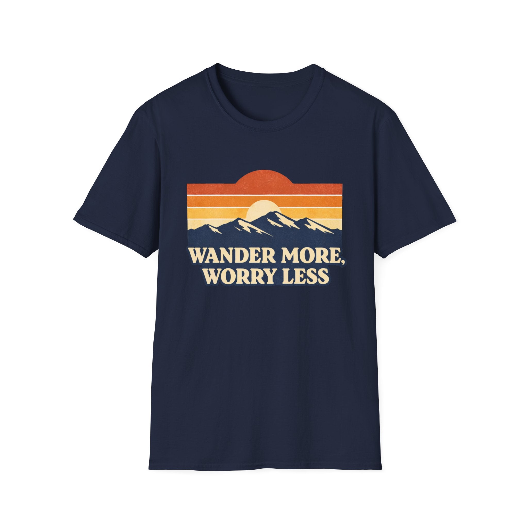 Retro Wander More, Worry Less Tee