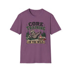 Core Training Raccoon Workout Tee