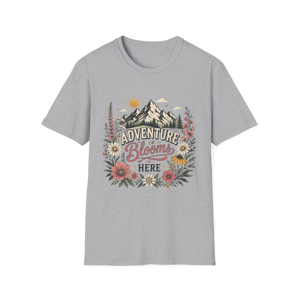 Adventure Blooms Here Tee