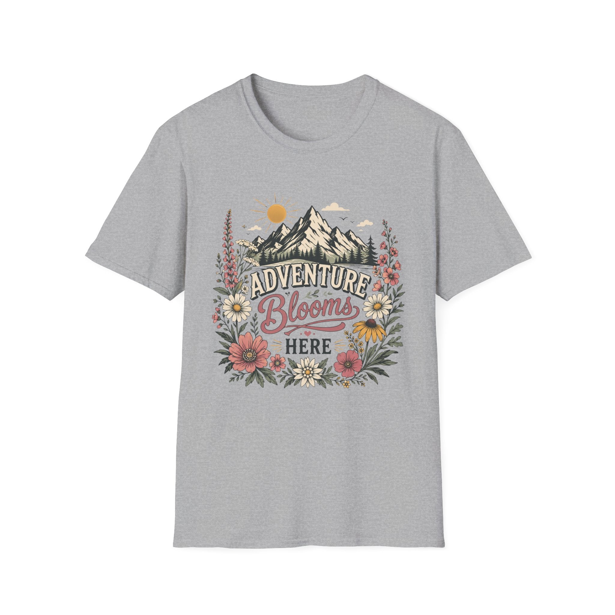 Adventure Blooms Here Tee