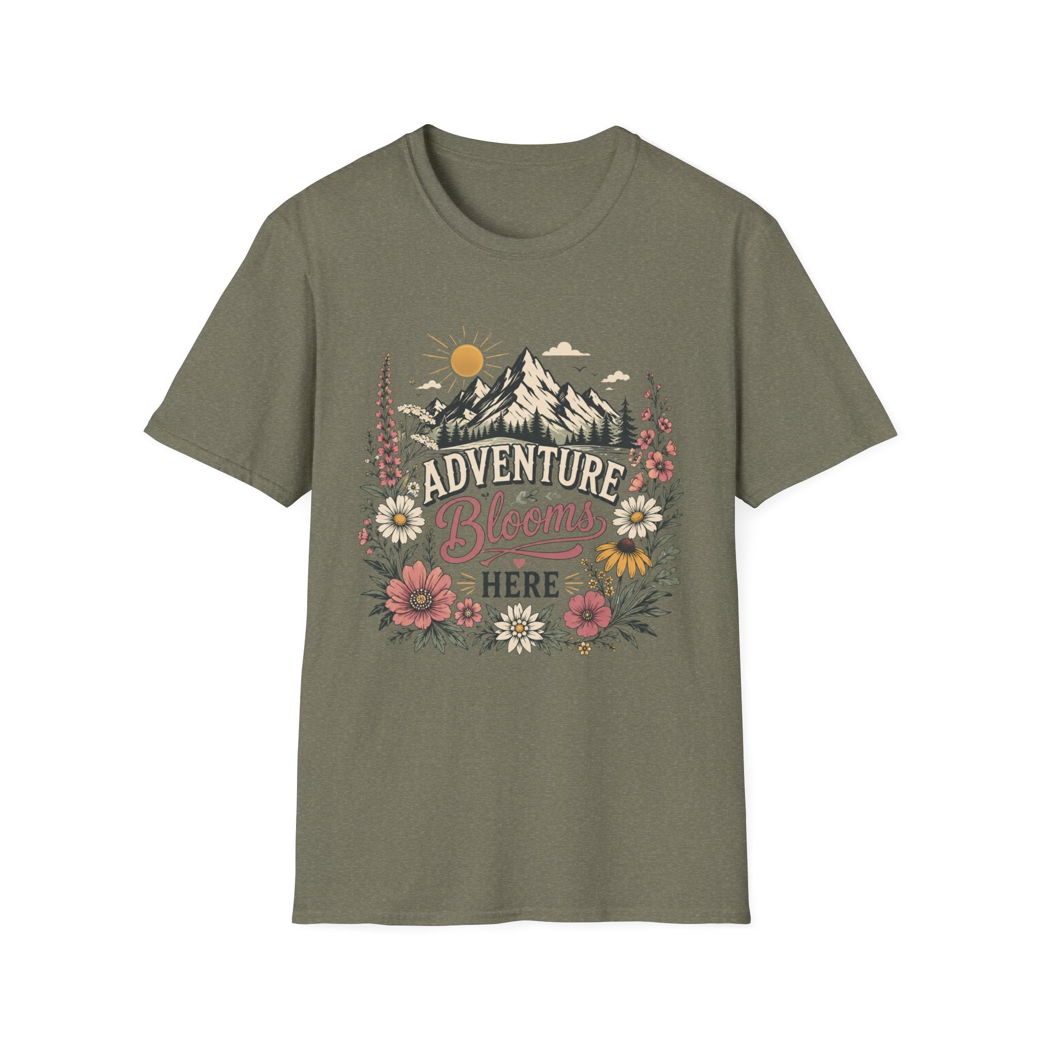 Adventure Blooms Here Tee