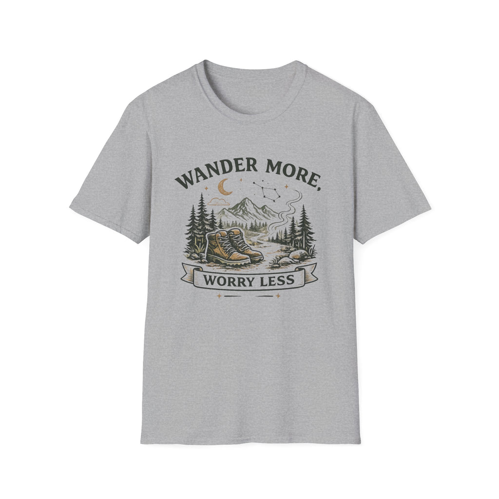 Wander More, Worry Less Tee