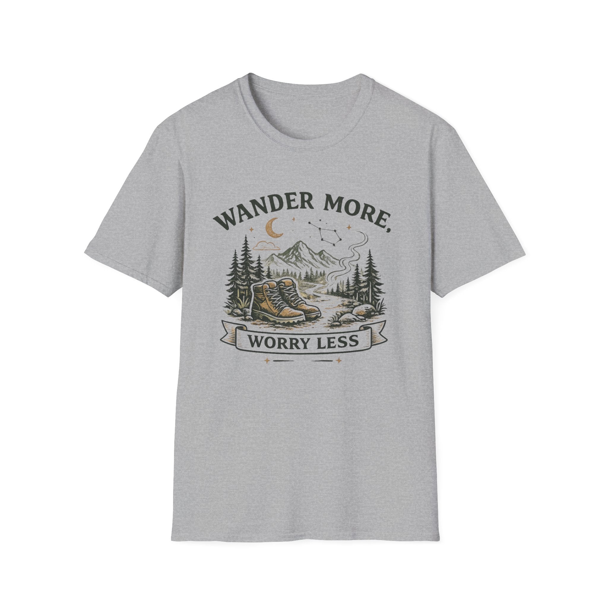 Wander More, Worry Less Tee