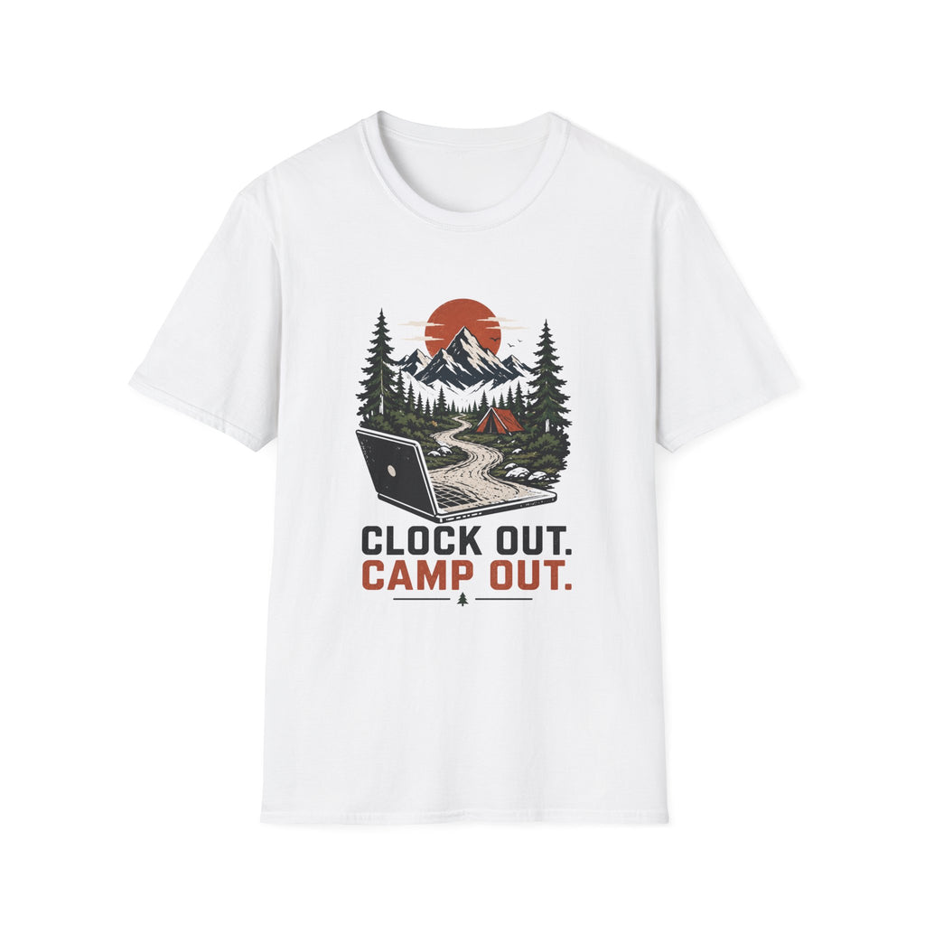 Clock Out, Camp Out Tee
