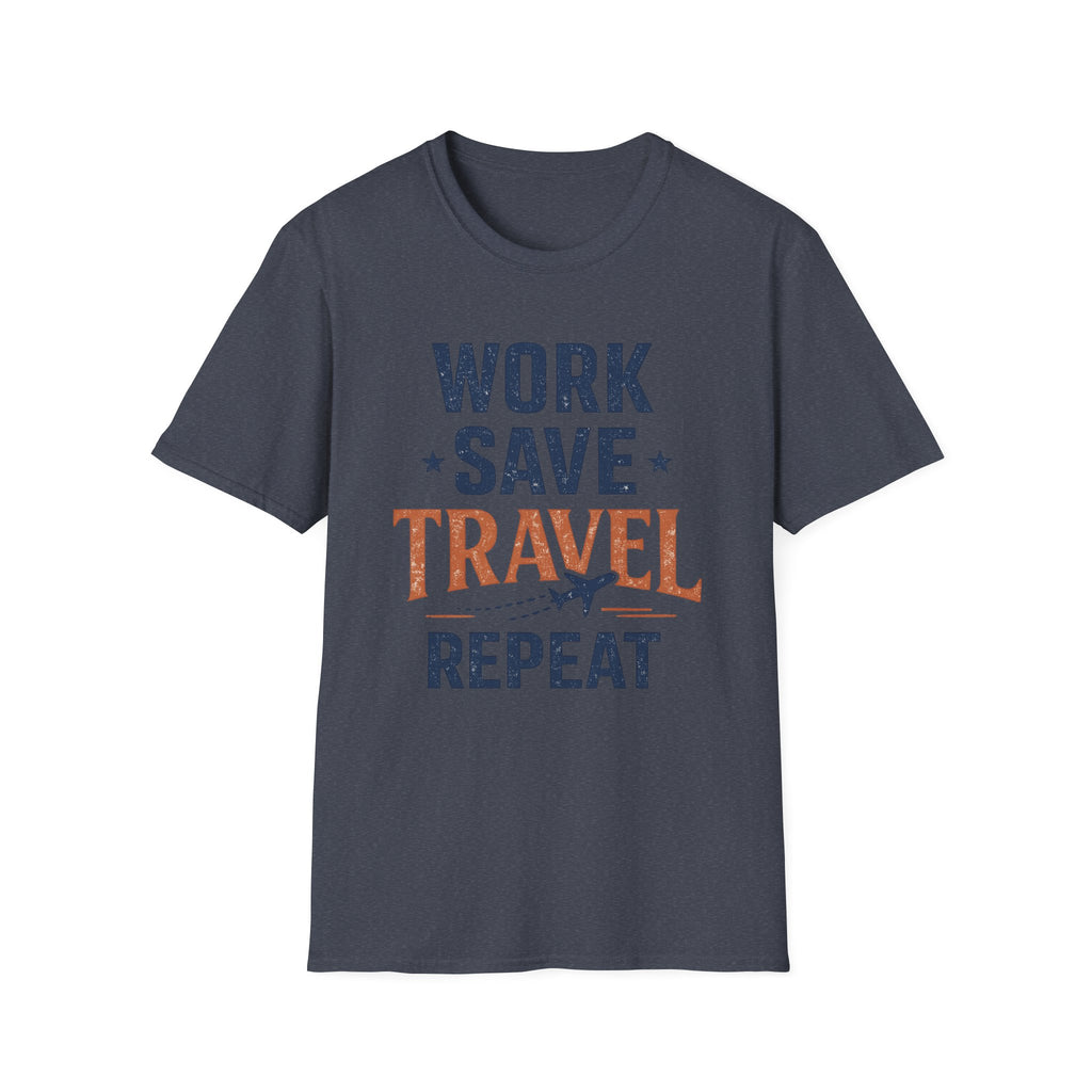 Work Save Travel Repeat Tee