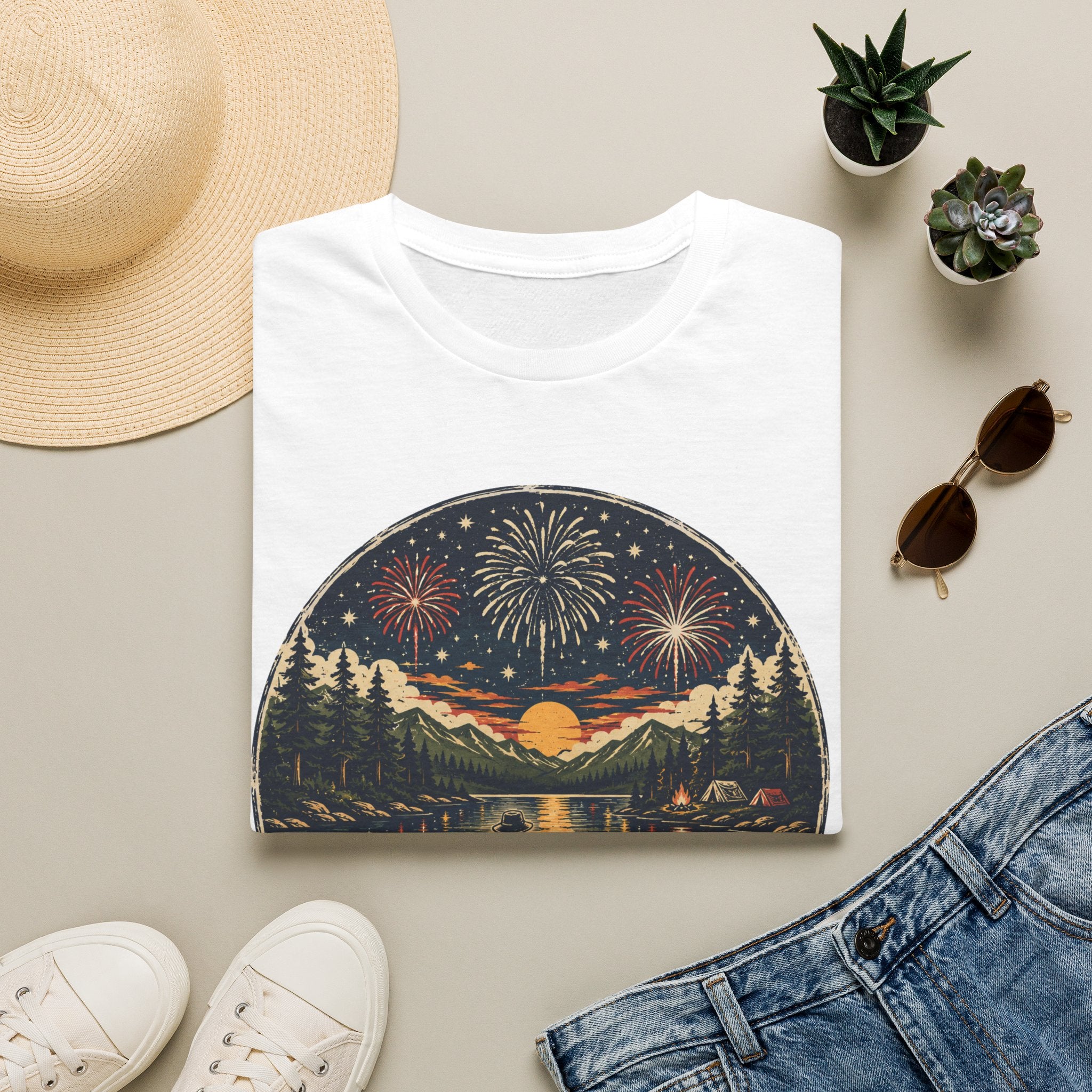 Lake Days & Freedom Nights Tee