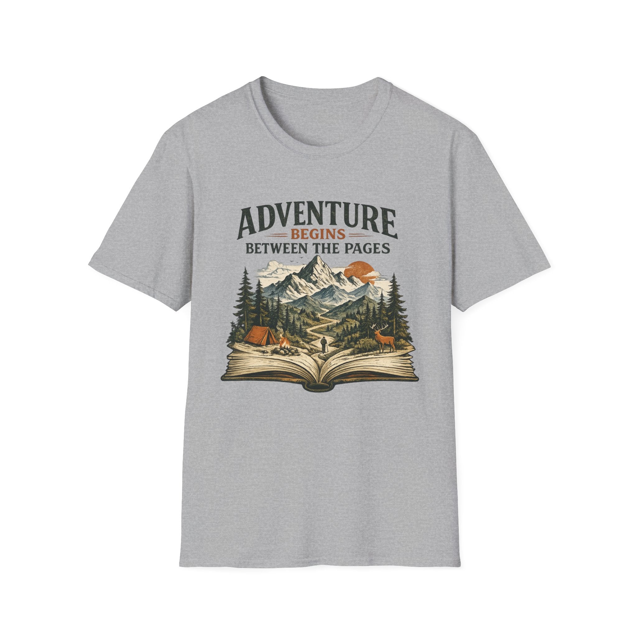 Adventure Begins Between the Pages Tee