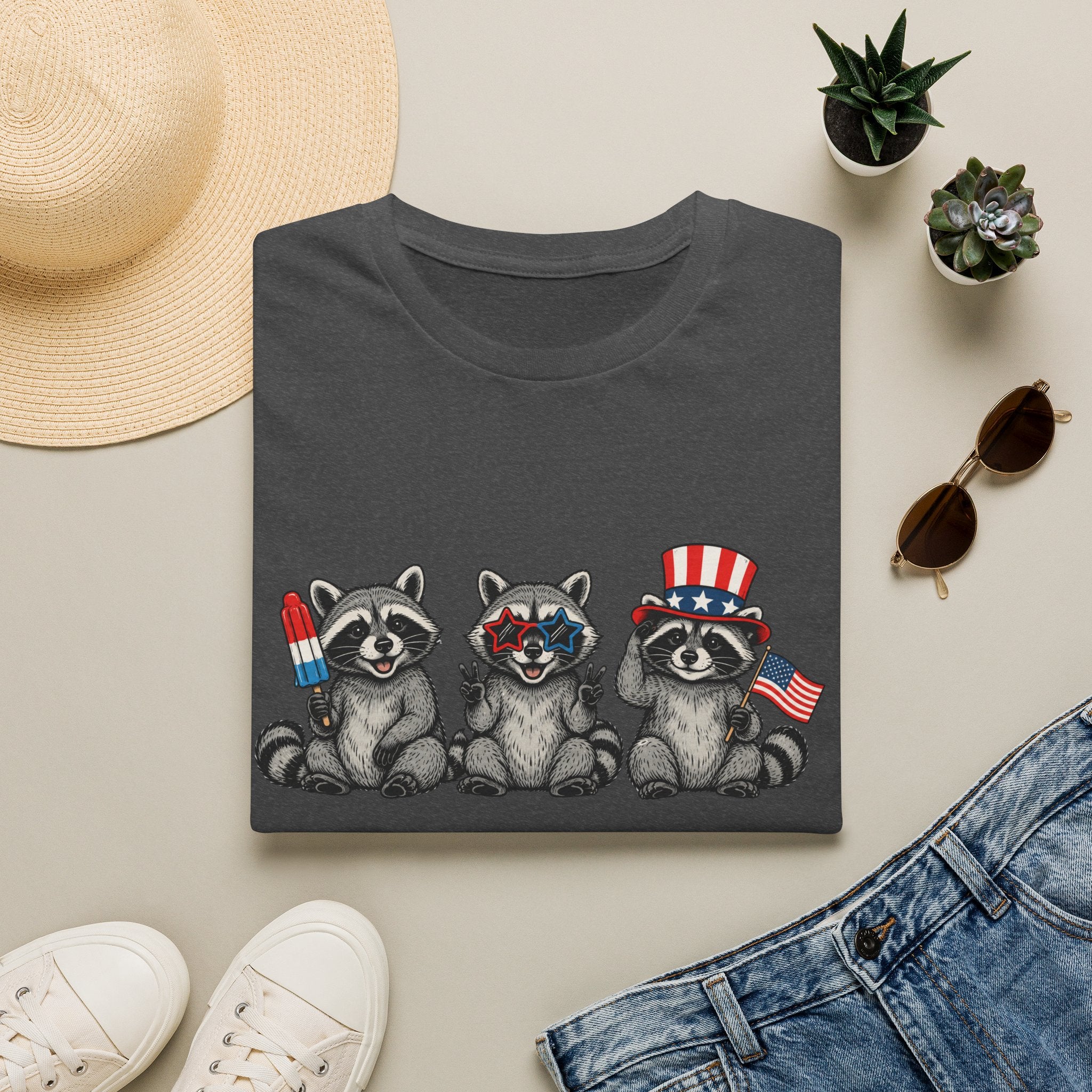 Feral and Free Raccoon Tee