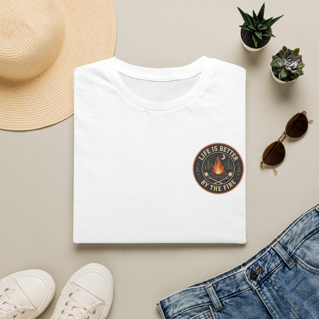 Life is Better by the Fire Pocket Tee