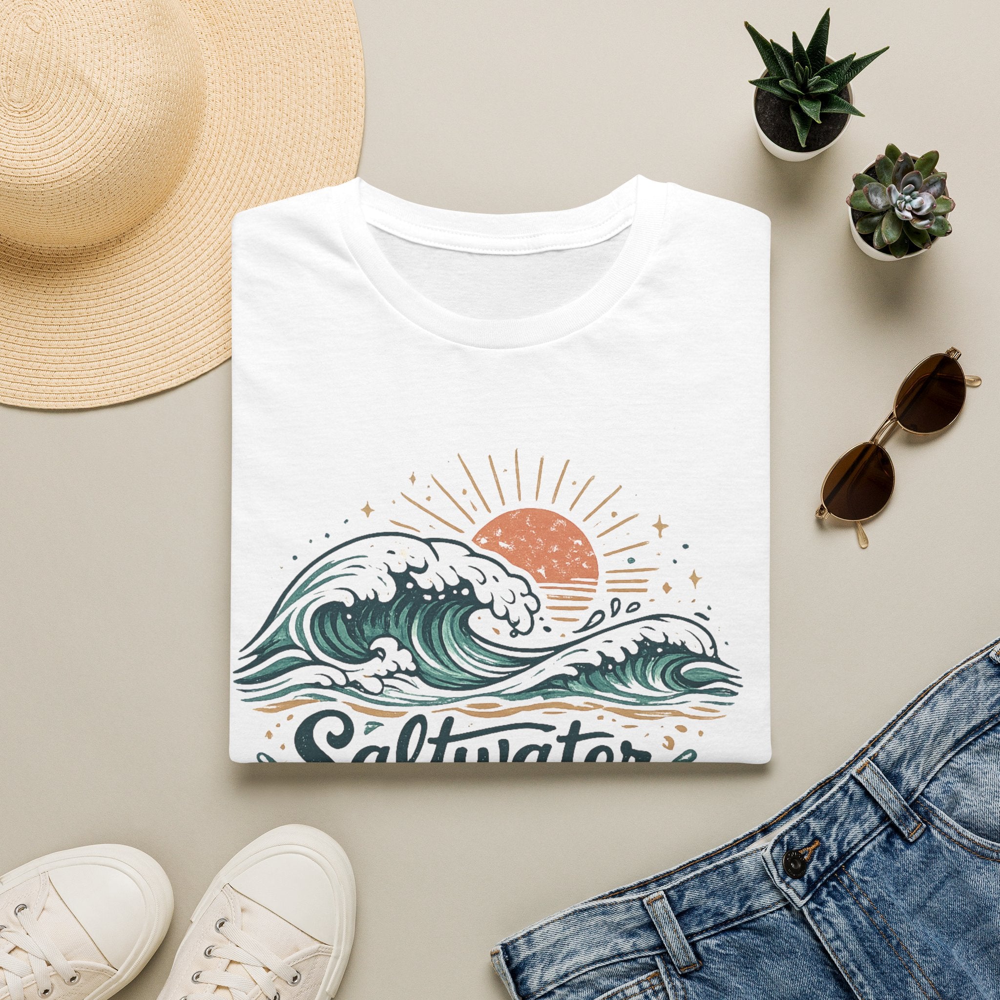 Saltwater Soul Vintage Surf Tee