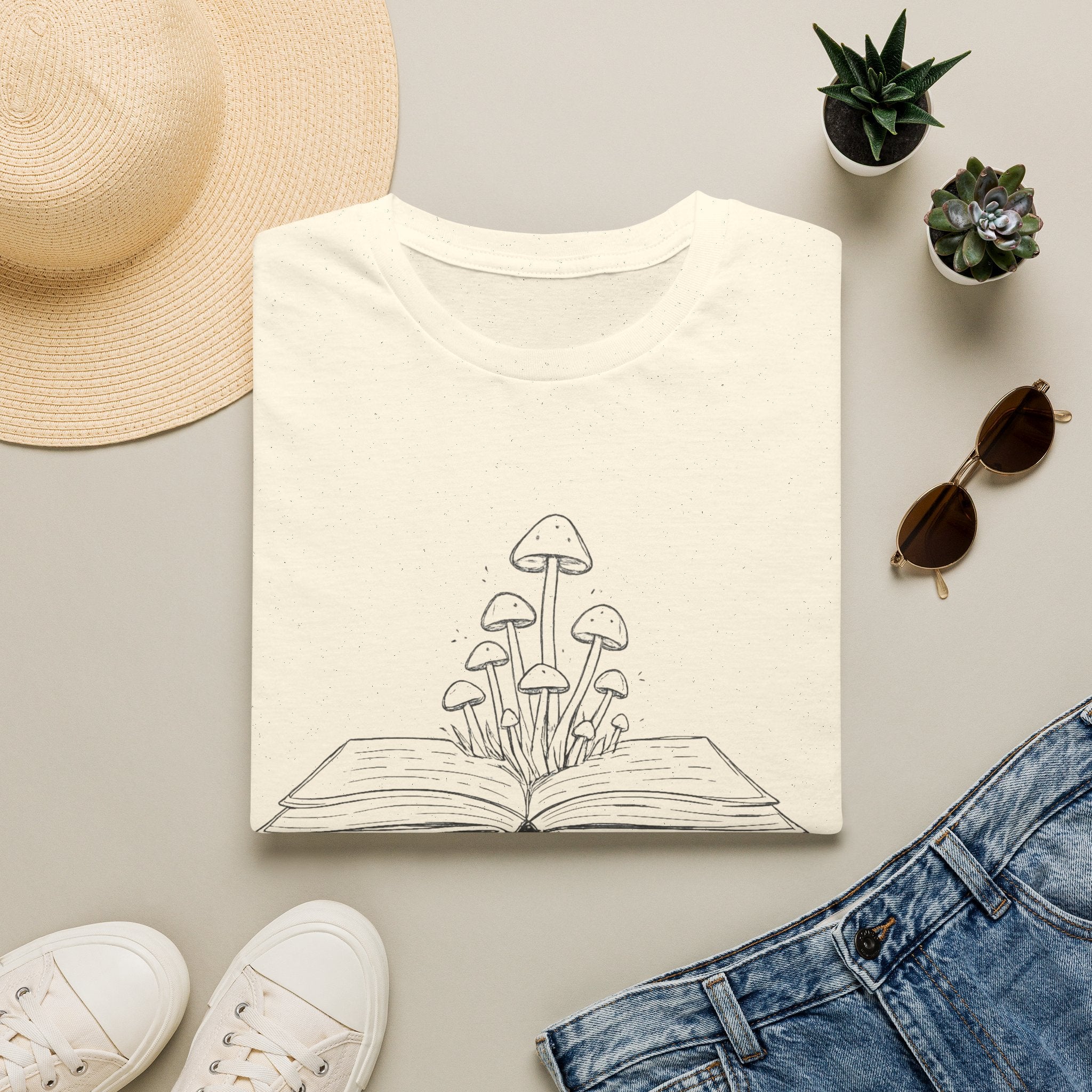 Magic Mushroom Book T-Shirt