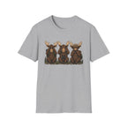 See No Hear No Speak No Moose Hikers Tee
