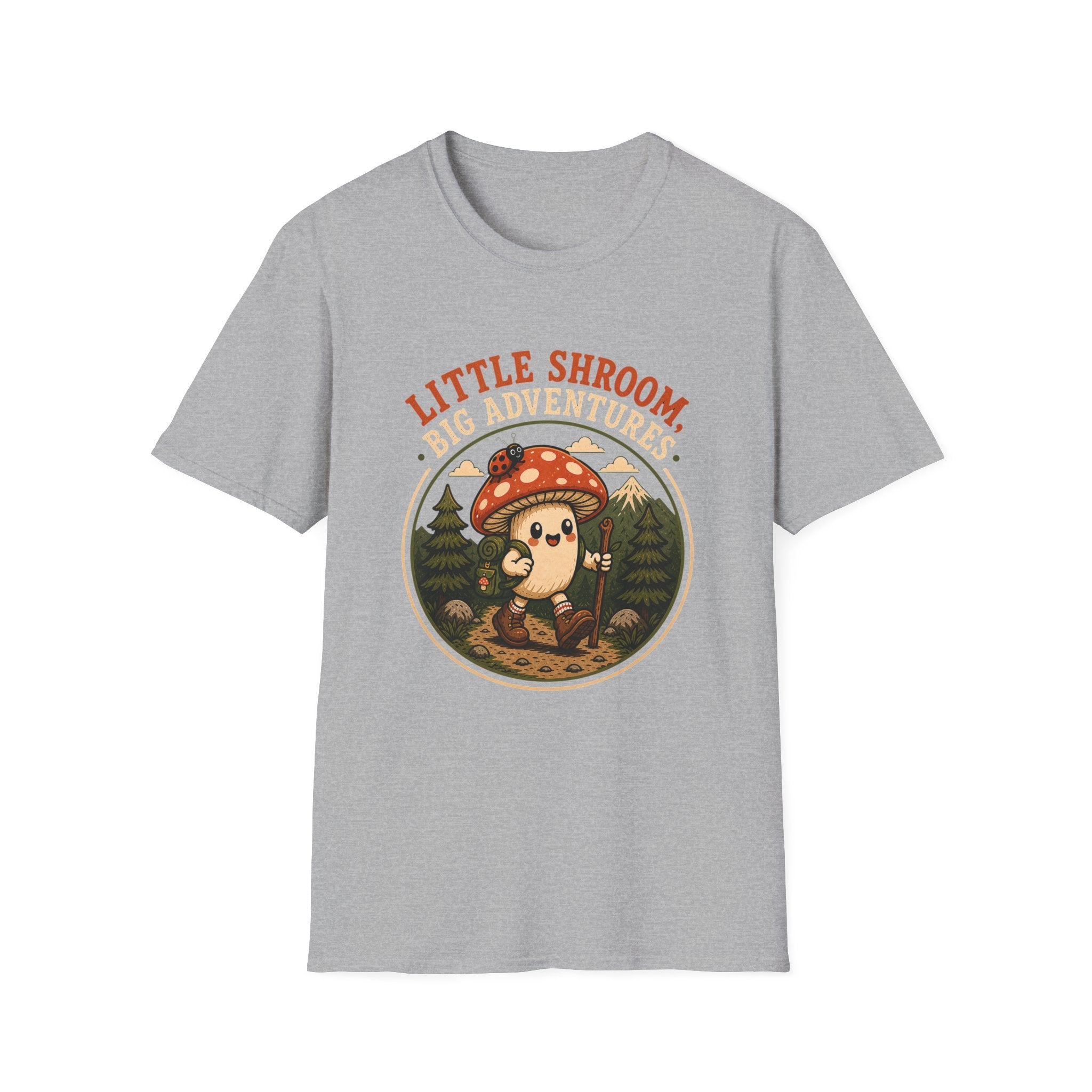Little Shroom, Big Adventures Mushroom Tee