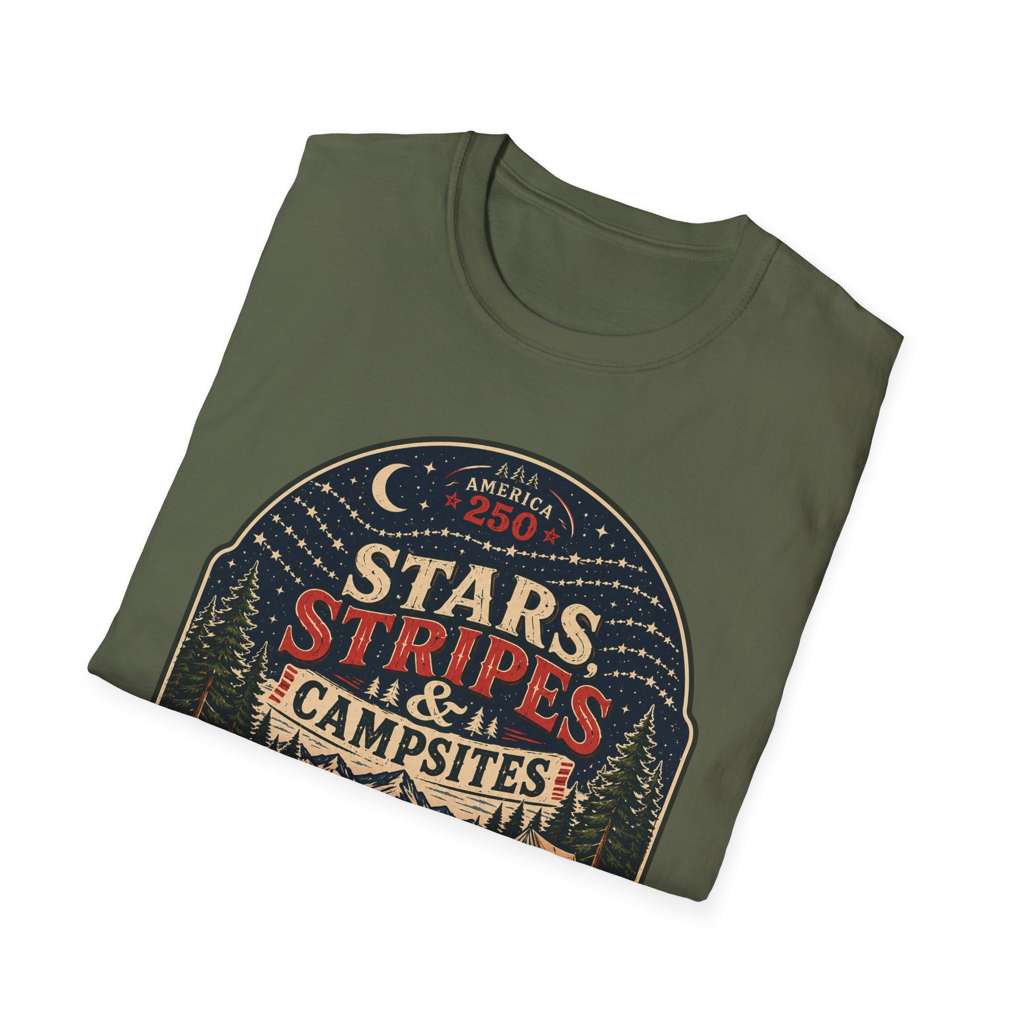 Stars, Stripes and Campsites Tee