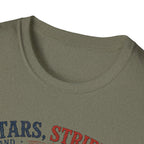 Stars, Stripes, and Sticky Paws Raccoon Tee