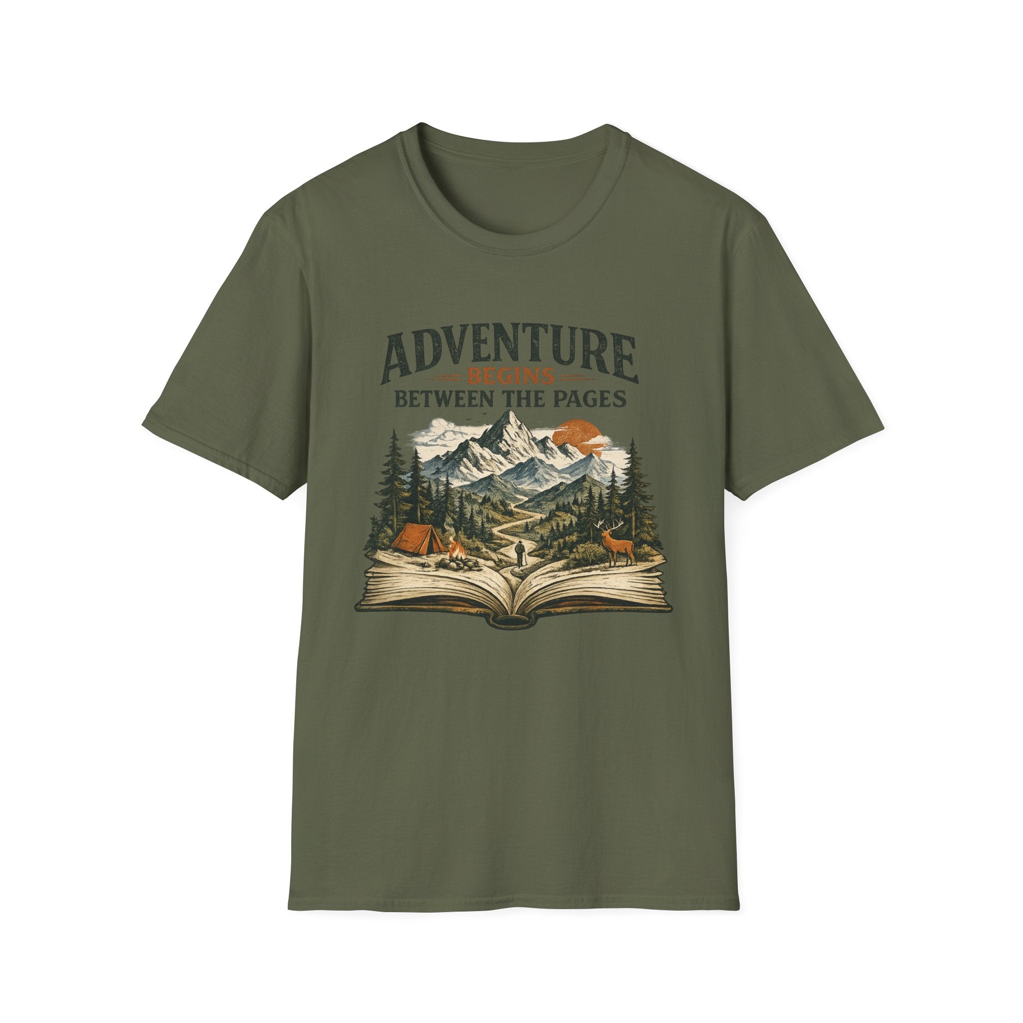 Adventure Begins Between the Pages Tee