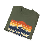 Retro Wander More, Worry Less Tee