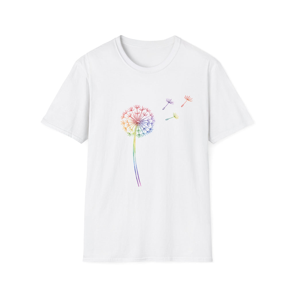 Rainbow Wishes Dandelion Tee