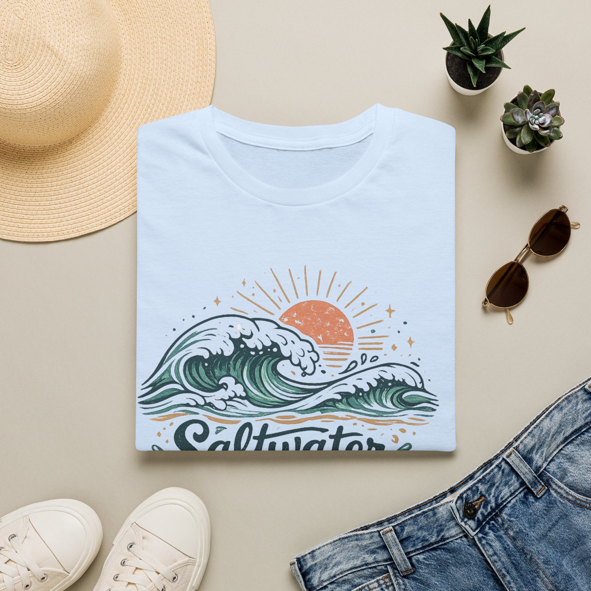 Saltwater Soul Vintage Surf Tee