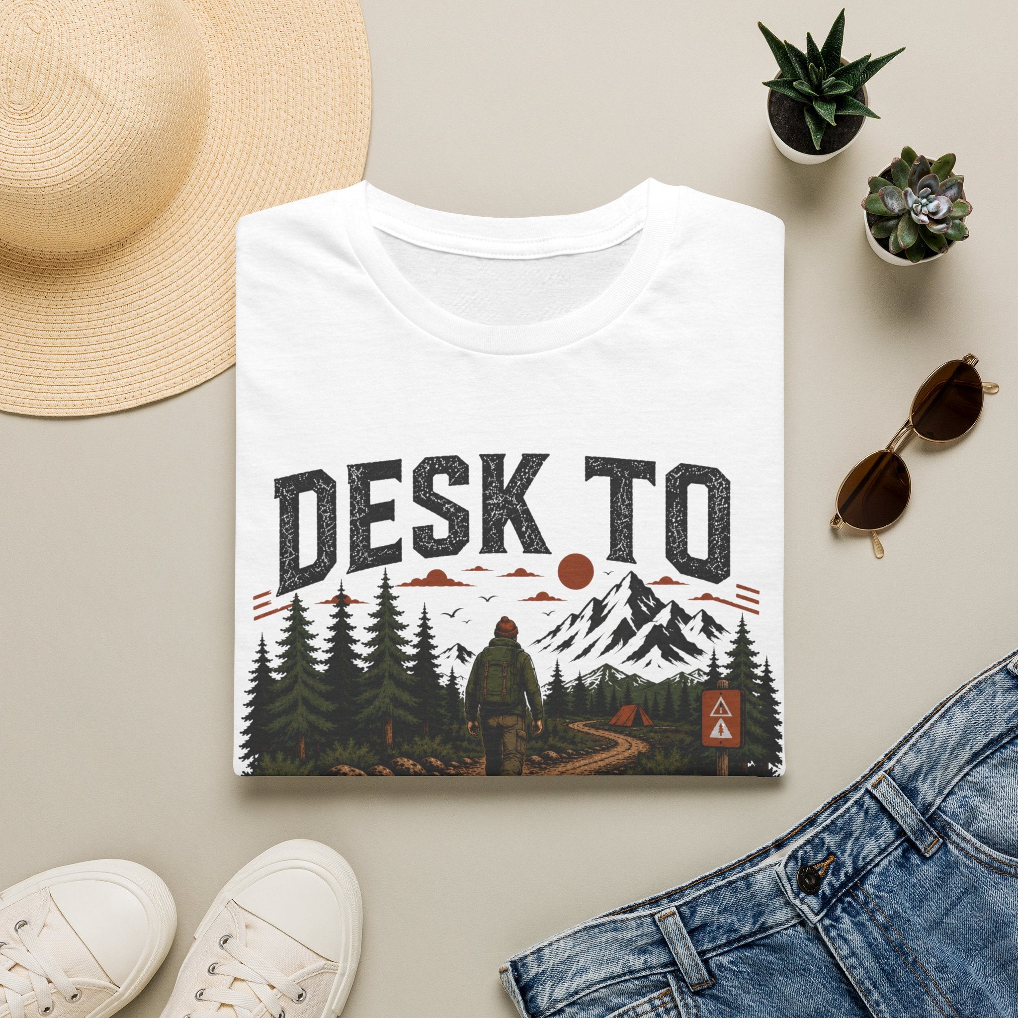 Desk To Dirt Hiking Tee