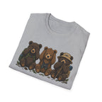 See No Hear No Speak No Bear Hikers Tee