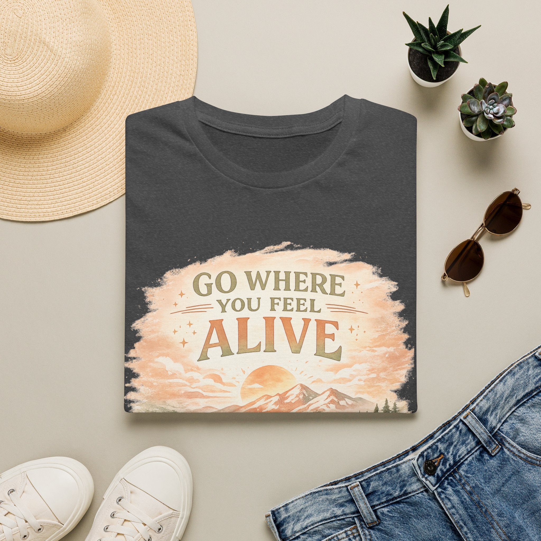 Go Where You Feel Alive Tee