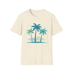Tropical Sunset Palm Tree Tee