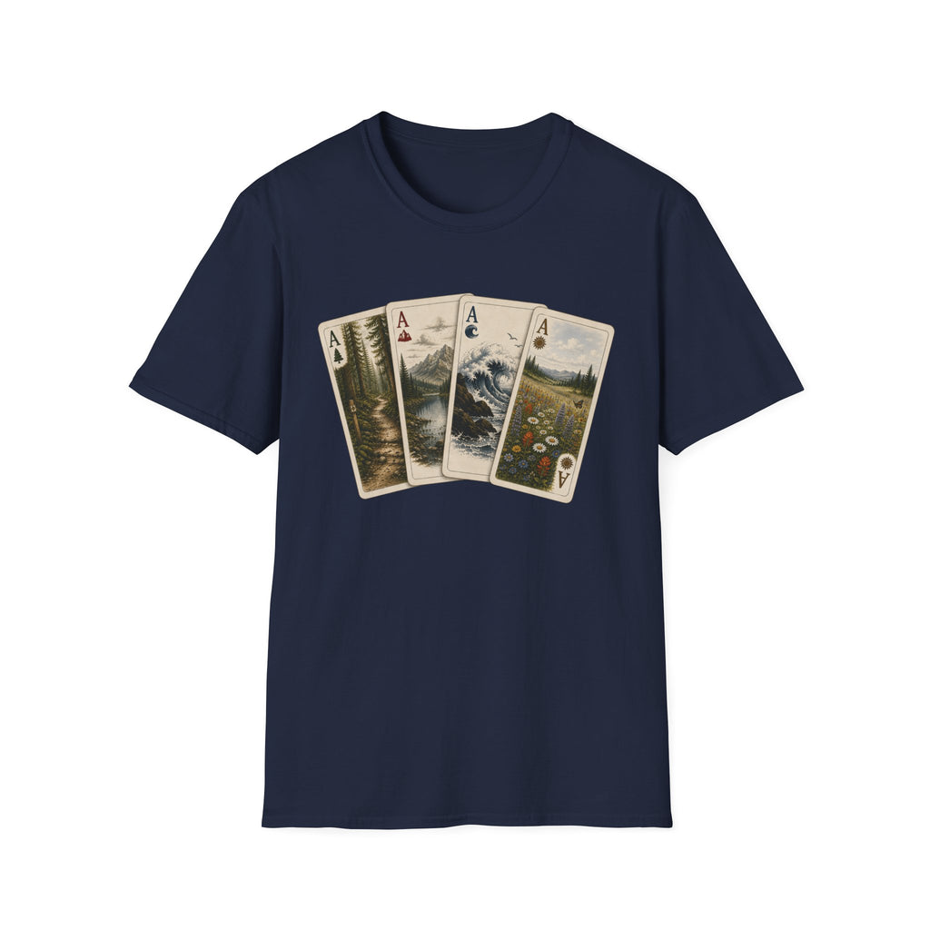 Aces of Adventure Playing Cards Tee