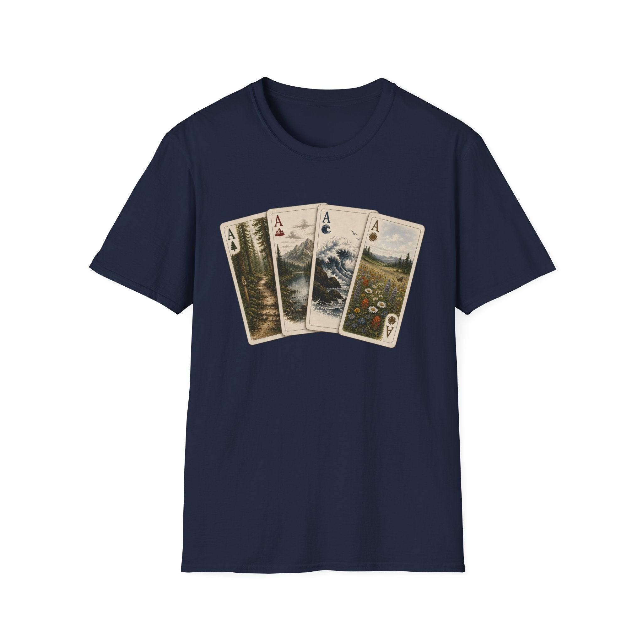 Aces of Adventure Playing Cards Tee