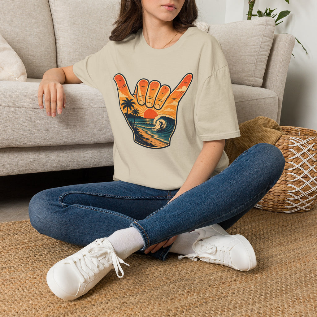Hang Loose Sunset Surf Tee