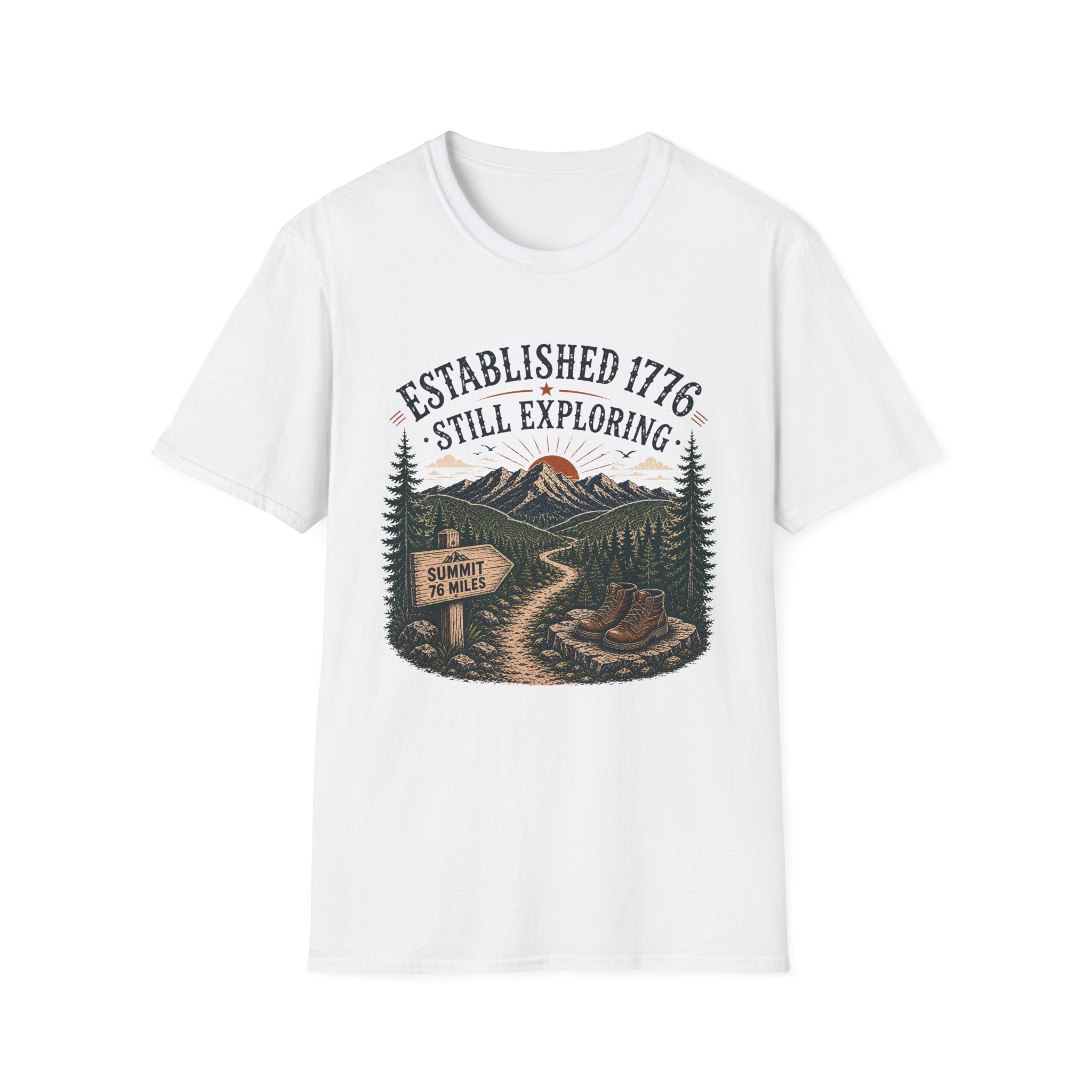 Established 1776 Still Exploring Tee