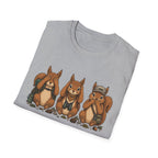 See No Hear No Speak No Squirrel Hikers Tee