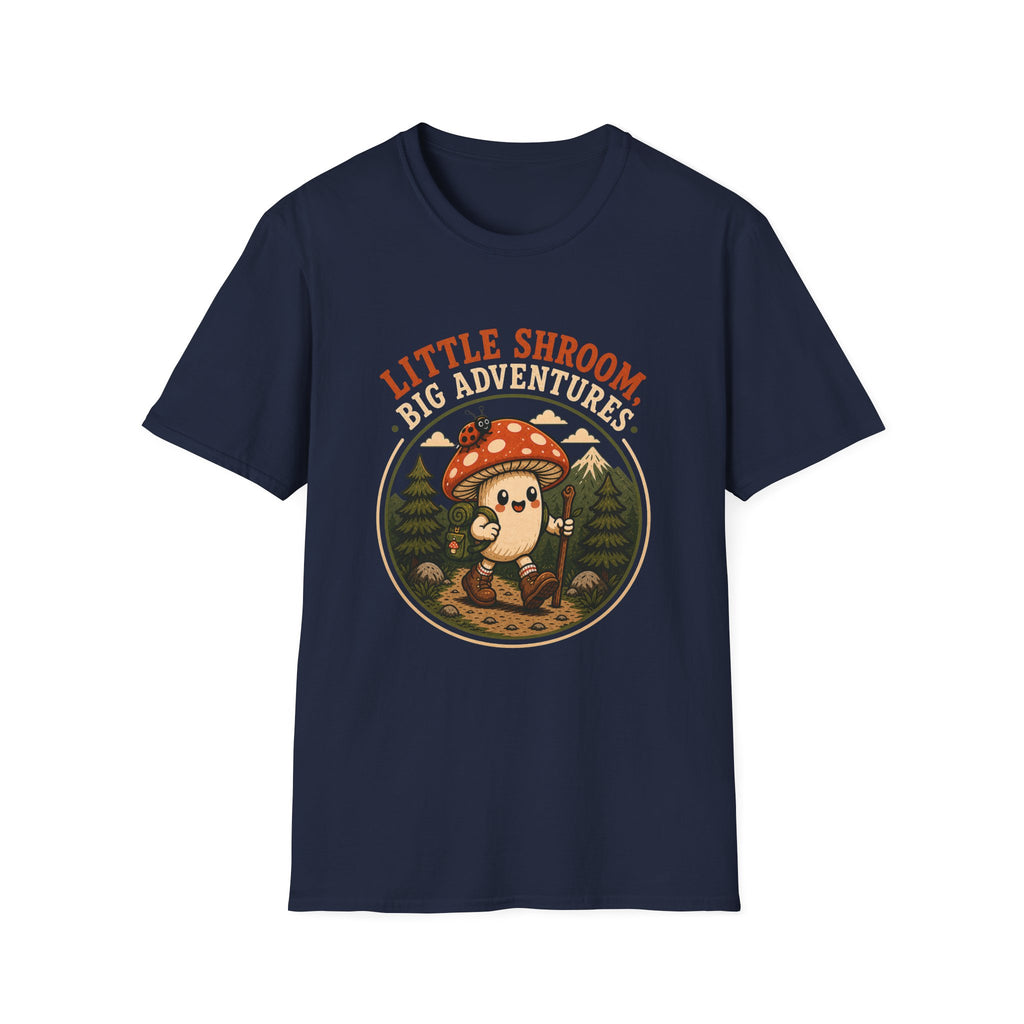 Little Shroom, Big Adventures Mushroom Tee