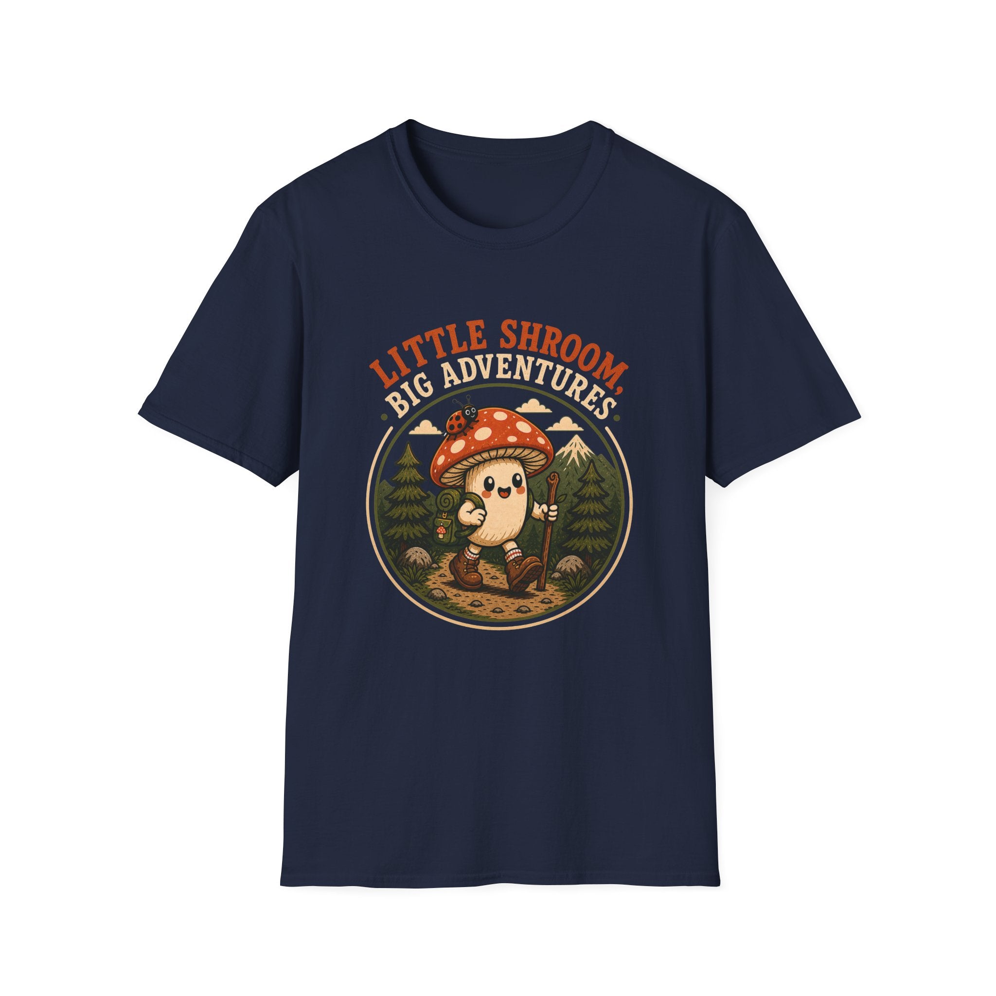 Little Shroom, Big Adventures Mushroom Tee