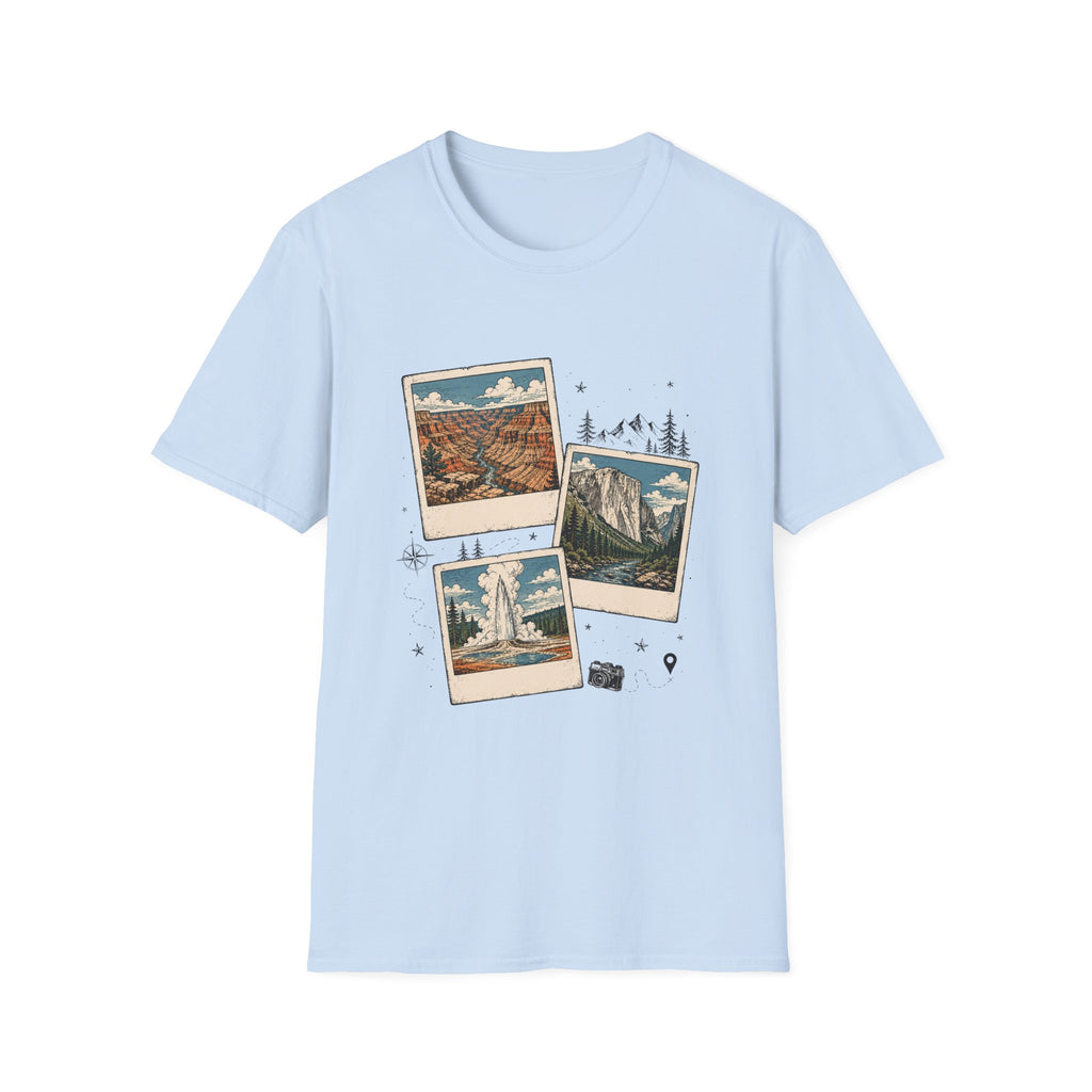 Adventure Travel Collage Tee
