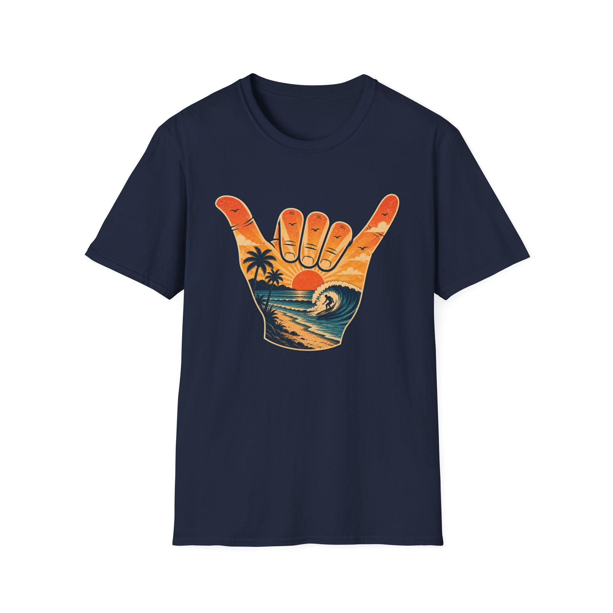 Hang Loose Sunset Surf Tee
