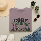 Core Training Raccoon Workout Tee