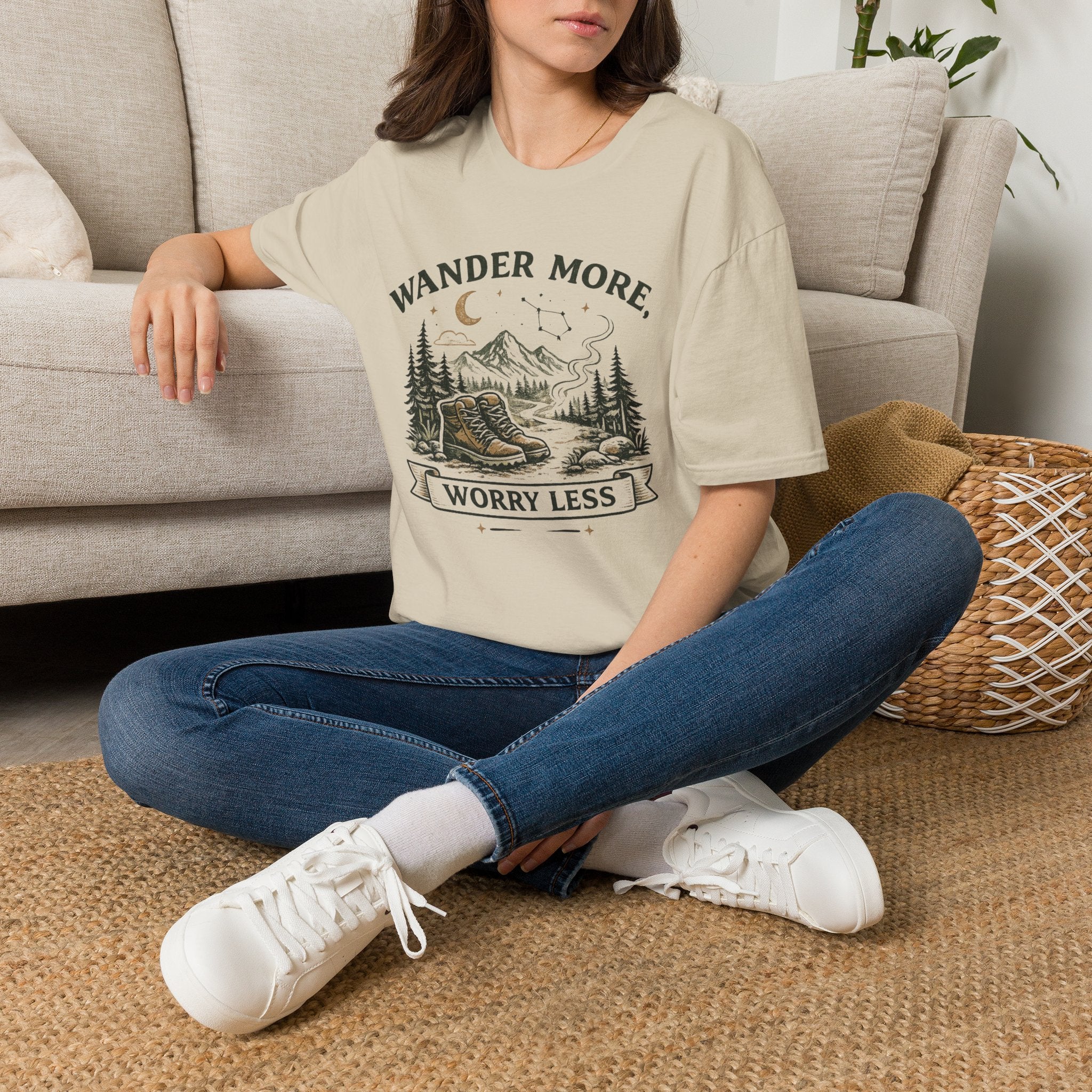 Wander More, Worry Less Tee